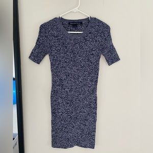 French Connection Blue Knit Dress